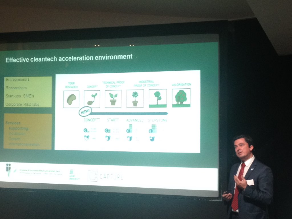 Korneel Rabaey introducing the new Capture platform. <a href="/ugent/">UGent</a> 
capture-resources.be congrats!!!
