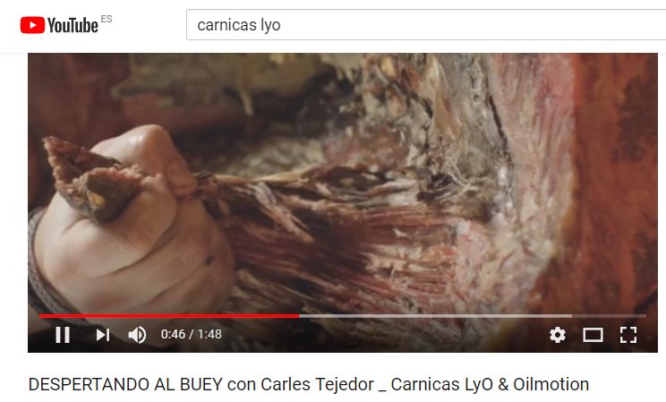 CarnicasLyO's tweet photo. Mira este vídeo que presentamos @madridfusion @CarlesTejedor Nuestro buey #RubiaGallega #7años de edad y #14meses de #maduracion.
Este animal pesaba #2000Kgrs en vivo y #880Kgrs en canal.
#maduracionesextremas #DryAged #afinadoresdecarne
https://t.co/YYt76TlYux https://t.co/Wa9Fc1jXRS