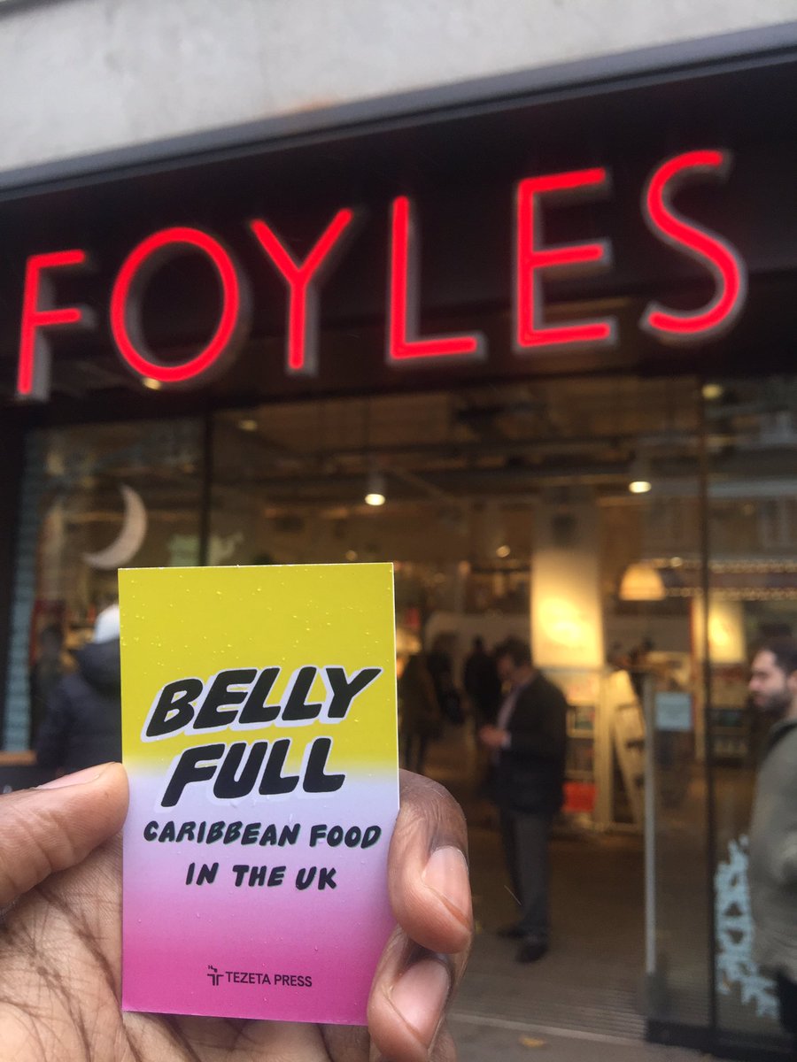 Tezeta.Press (@tezetapress) on Twitter photo Belly Full: Caribbean food in the UK now available <a href="/Foyles/">Foyles Bookshop</a> huge flagship store in Central London 🎄🎁🛍 Belly Full: Caribbean food in the UK now available <a href="/Foyles/">Foyles Bookshop</a> huge flagship store in Central London 🎄🎁🛍