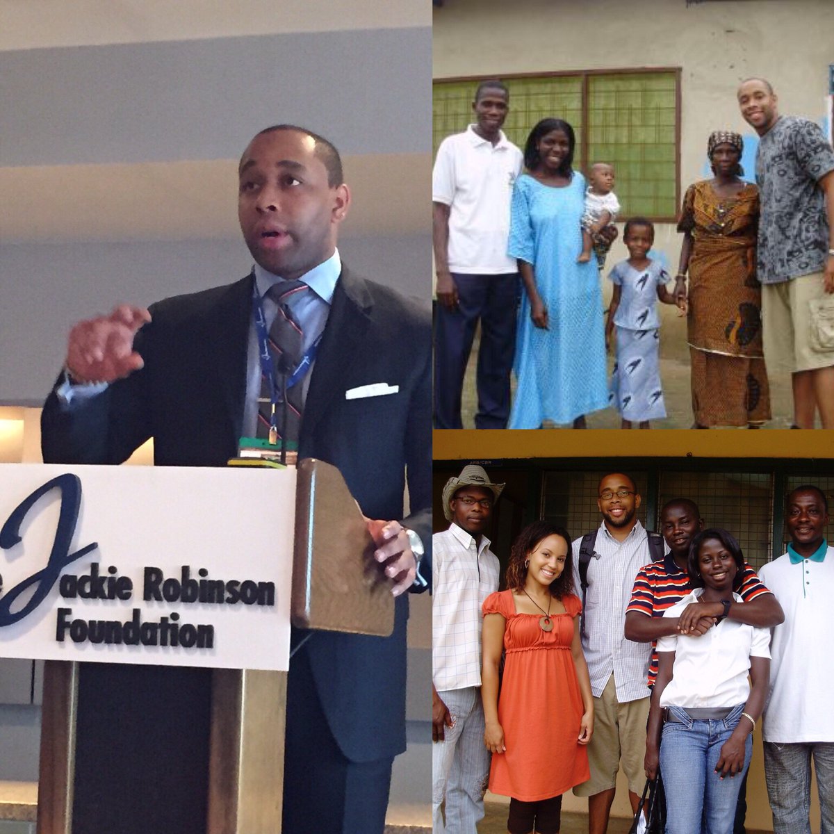 '#JRFoundation has been part of my development as a #professional & #globalcitizen...through the Rachel Robinson International Fellowship I traveled to Ghana, West Africa with @CARE.' -Mauri J. Robinson, @Morehouse '08. Share your story using #MyJRFfirst! #JRFAlumni #helpothers