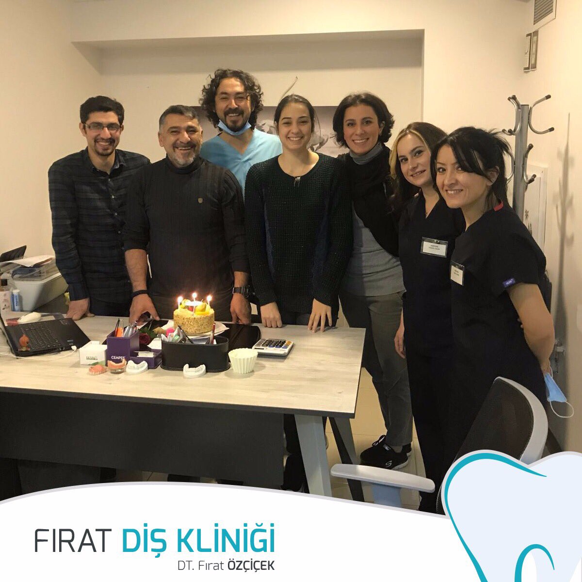 Güzel gülüşler yaratmak için çalışan ekibimizle birlikte 22 Kasım Diş Hekimleri Günü’nü kutladık.
.
#dişhekimi #22kasım #dişhekimlerigünü #dentistry