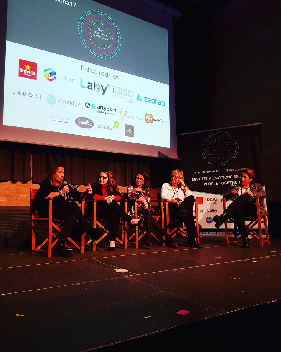 Panel de mujeres en la #TechBarcelona17