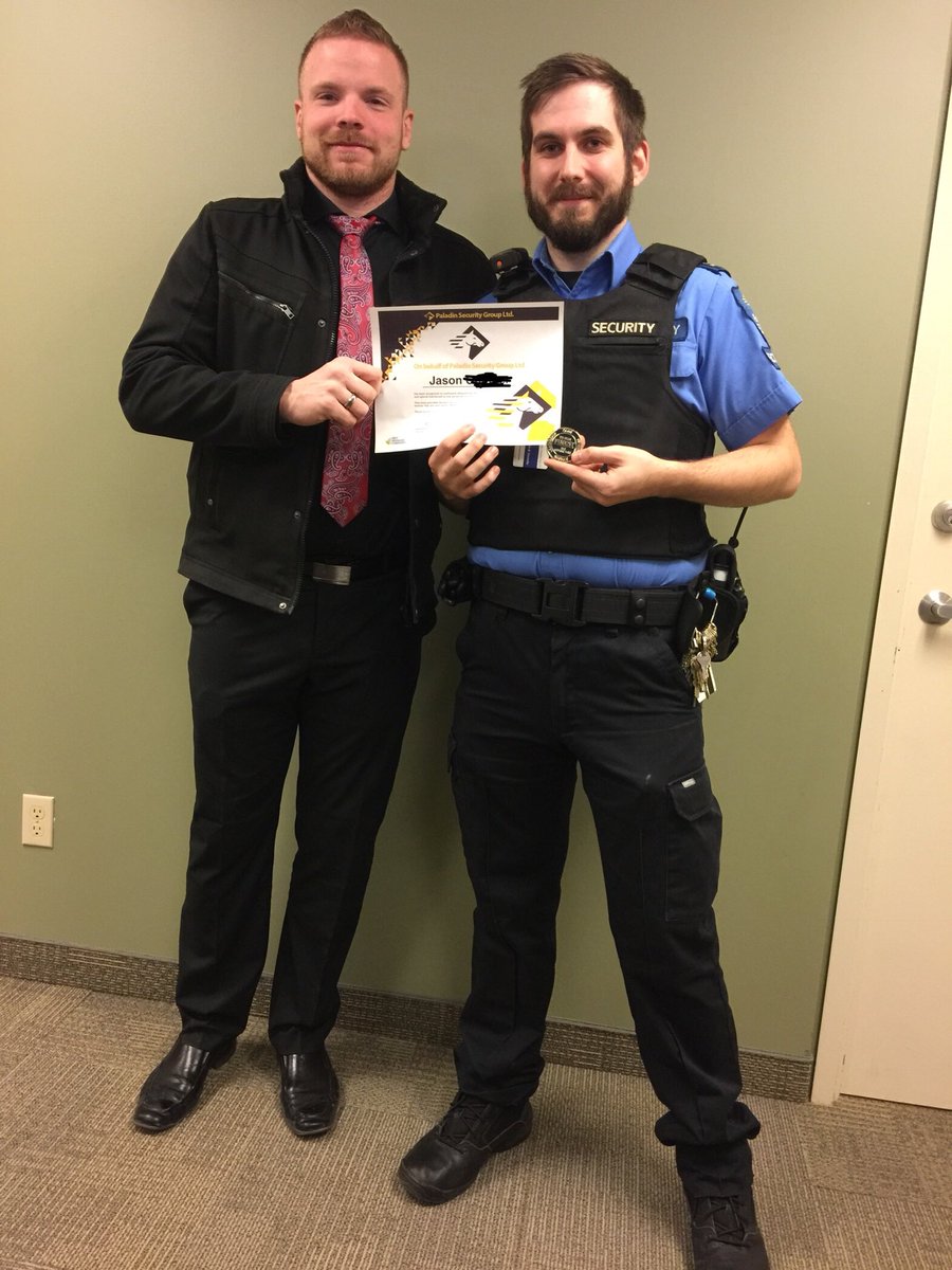 J_Lynagh's tweet photo. Couldn’t be happier with the expansion of @PaladinSecurity’s Finest to College Park! Great to see Supervisor Jason being recognized with his #ChallengeCoin alongside Braeden!  Keep up the fantastic work guys! #ThroughTheseHalls #PaladinsFinest https://t.co/9OEv3AkQN5