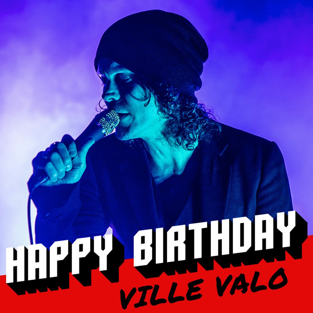 Happy 41st birthday to HIM\s Ville Valo!  