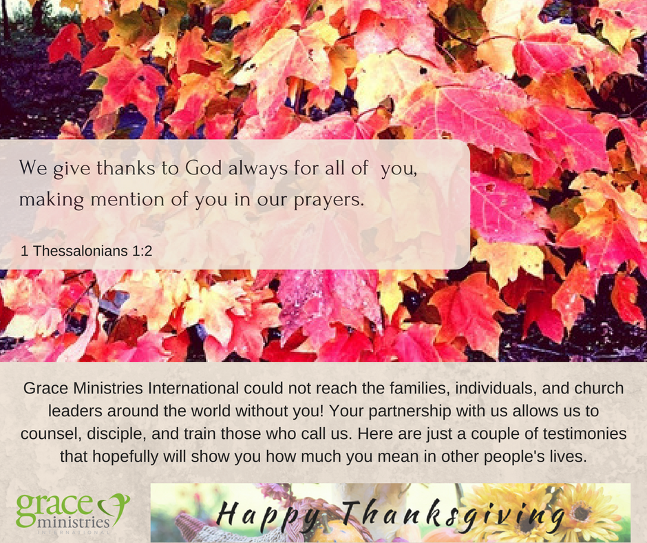 GraceMinIntl's tweet photo. Happy Thanksgiving! https://t.co/KJeJHvgq3B