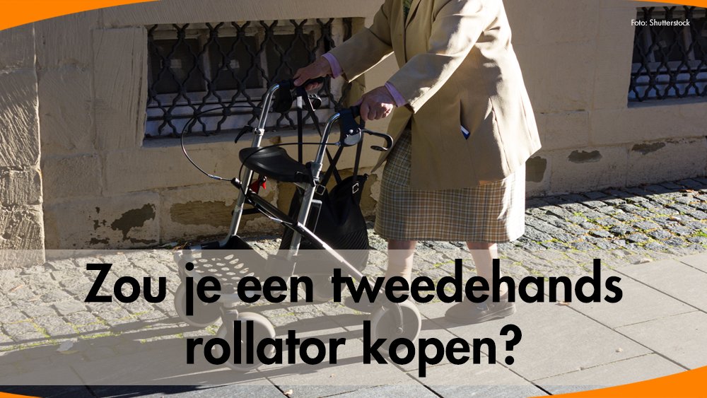 Sinds zorgartikelen als rollators en looprekken niet meer worden vergoed door de basisverzekering is het druk bij de zorgoutlets ➡ Maar zou jij tweedehands zorgartikelen kopen?

Vanavond meer in #hallonederland
📺 <a href="/NPO2/">NPO 2</a>
🕰 18.30 uur