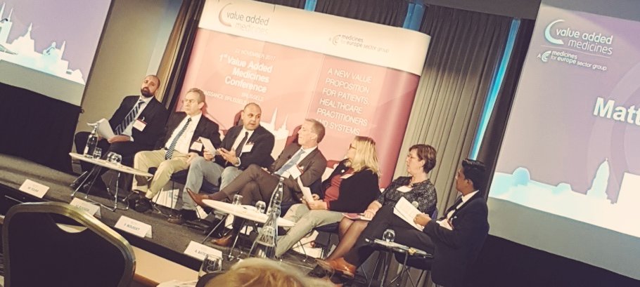 AIM_Healthcare's tweet photo. Interesting new insights in hurdles to repurposing existing medicines @medicinesforEU conference on #VAM17 https://t.co/wbFSgpwltu