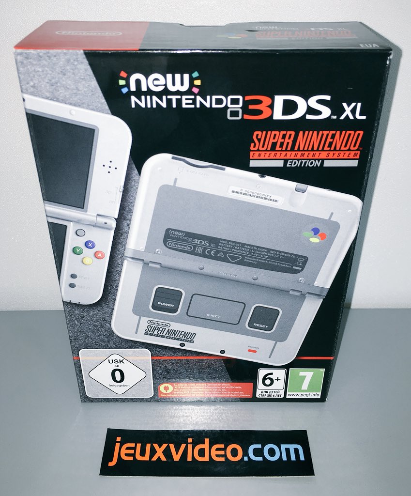 JVCom's tweet photo. 👊 CONCOURS NEW 3DS XL 👊

Gagnez la New 3DS XL édition Super Nintendo ! 😎

Pour participer : 

👉 RT ce tweet
👉 Follow @JVCom 

Fin le 29/11 à 14 h https://t.co/pz1KnTDBGG