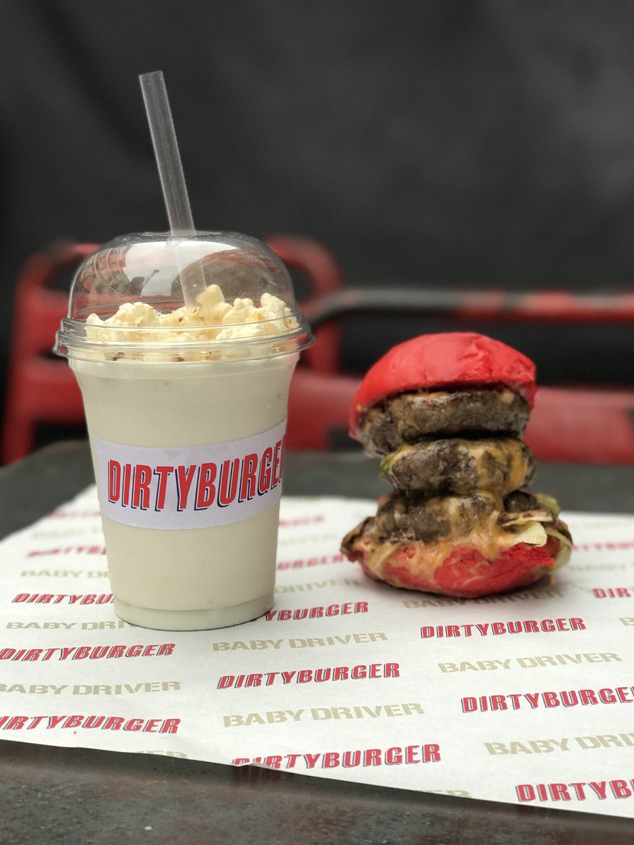 dirtyburger's tweet photo. Have you tried our specials yet?🍔#BabyDriver #BabyDriverBurger #popcornshake @dirtyburger https://t.co/grk3JeeeAA