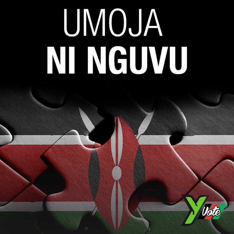 YvoteKenya's tweet photo. Let's all choose Kenya over our tribes. What is your message to other youth across the tribal divide? #KOT https://t.co/3yS3LfBAgi