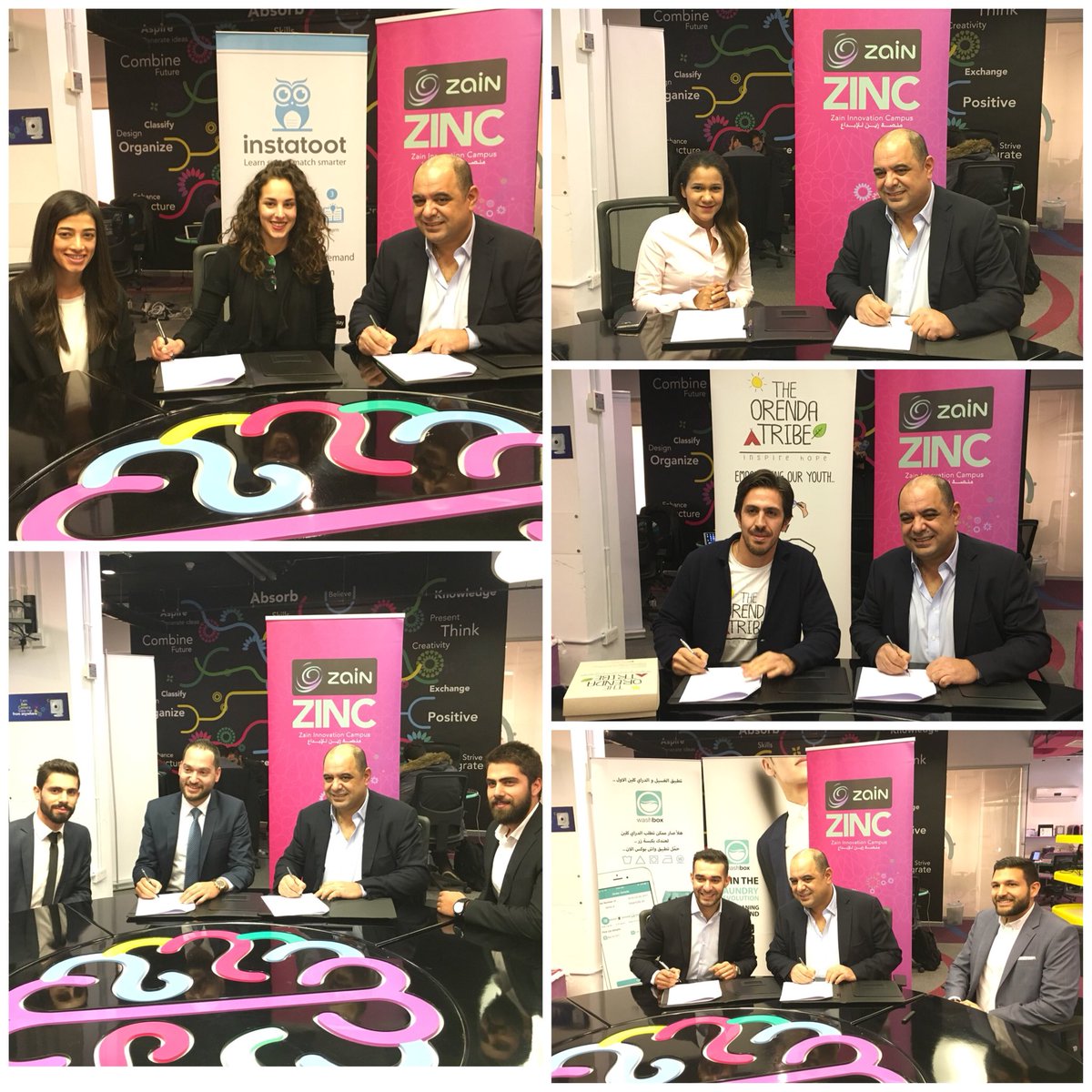 ZainJo's tweet photo. توقيع شراكة استراتيجية مع مجموعة جديدة من الشركات الناشئة بدعم من زين في منصة زين للإبداع #ZINCJO

#TheOrendaTribe
#WashBox
#FriendTure
#instatoot
#نرخصلك https://t.co/1uzuOTfsnh