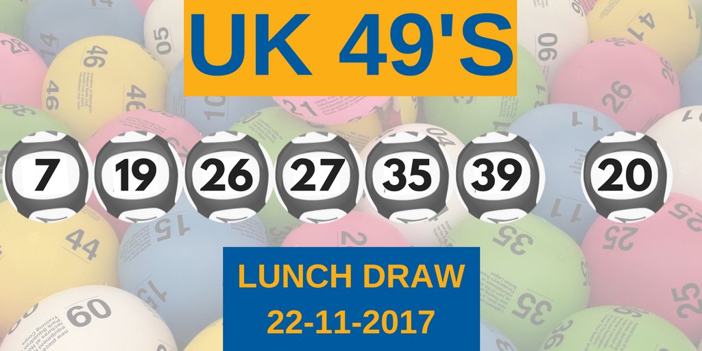 TabSouthAfrica's tweet photo. Hey guys!!! It's time to check out those UK49s tickets...Maybe you struck it big with the Lunch Draw #UK49s #BWNumbers #BIGWINNERALERT https://t.co/2VyOOMagbH
