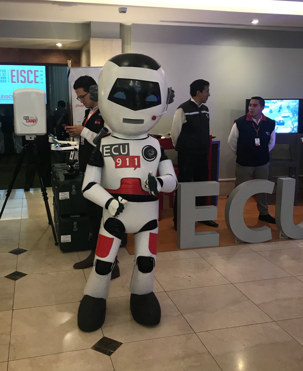 EISCE_ec's tweet photo. EcuTron presente en #EISCE2017 @ECU911_ https://t.co/ay3vdrbpWe