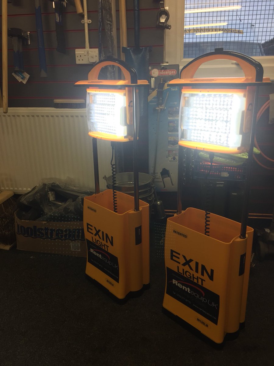 RentequipL's tweet photo. Exin Rechargeable LED contractors Lights to #hire from #Rentequipukltd #toolhire #leedstoolhire #lighting #contractor #contractorlighting https://t.co/Evb7Gb71Ri