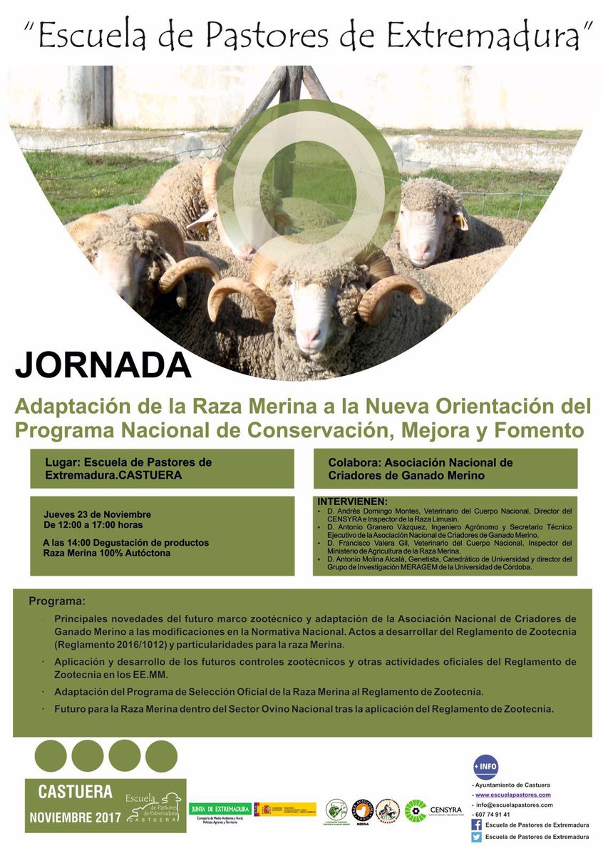 AsocMerino's tweet photo. Jornadas Merino https://t.co/l6CmYO7pUU