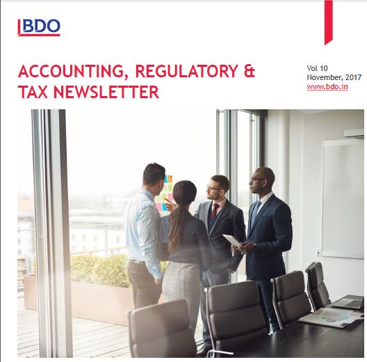 BDOIND's tweet photo. We are pleased to present @BDOIND Newsletter – November, 2017 covering recent accounting, tax and regulatory developments. https://t.co/lcDwkbTDqF https://t.co/z3RgaExo7N