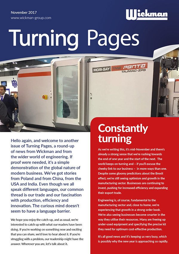 Wickman_Group's tweet photo. Welcome to another issue of Turning Pages, a round-up of news from @Wickman_Group and from the wider world of #engineering. Click here to read.
https://t.co/MDctAOXy1R #multispindles https://t.co/LMGhoeHA42