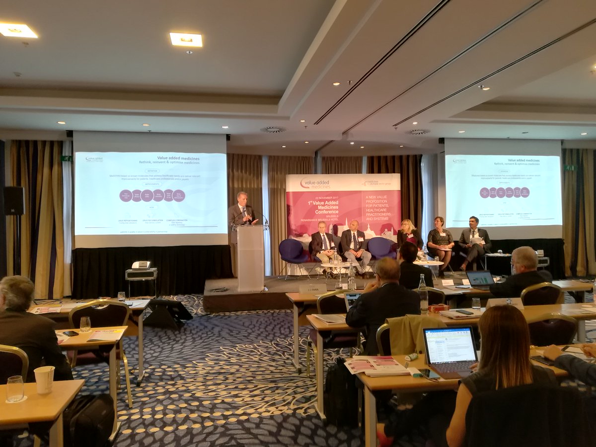 medicinesforEU's tweet photo. NOW at #VAM17 conference, #valueaddedmeds are a concrete opportunity for innovation and #patients #accesstomedicines, in #copd #cancer and many other therapy areas Frank Bouisset @Sandoz_Global https://t.co/AwjemD6Qrz