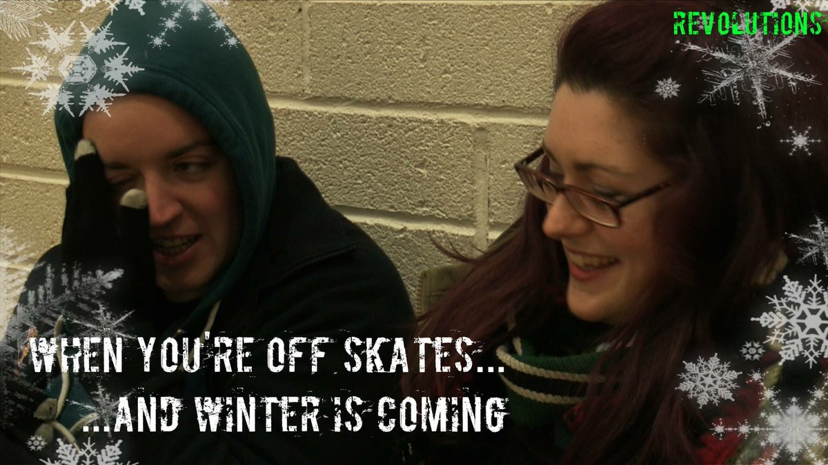 RevsFilm's tweet photo. When you’re off skates and winter is coming..☃️⛄ #rollerderby #winter #offskates https://t.co/ptj7zu6sQE