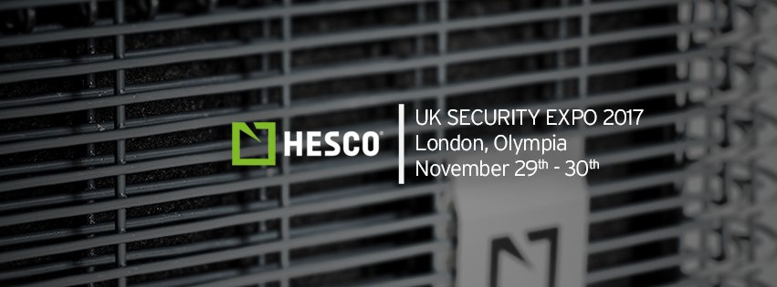 HESCOGroup's tweet photo. The @UKSEC_Expo is next week... find us at Stand: H36 and discover #TERRABLOCK a rapidly deployable, crowd control #securitybarrier, providing a short term solution to stadia, event security and police requirements #UKSEC2017 https://t.co/GZ5bSBz1dj