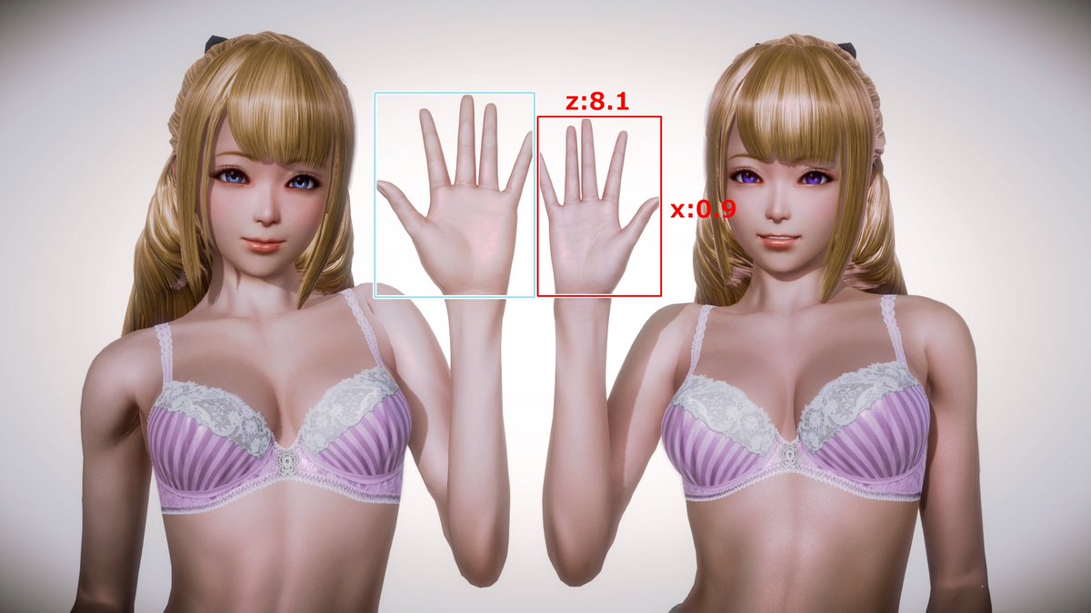 イト On Twitter Zindow Hs Tyt 3000 Black Dante Sp Abmは存在するボーン全てを追加できますので 拡縮できますよぉ 先頭の数字を 1 として書き加えれば足せますぅ まぁ足さなくても お手手の大きさはssの反転している所ですねぇ Https T Co Cl4dcbhh8z