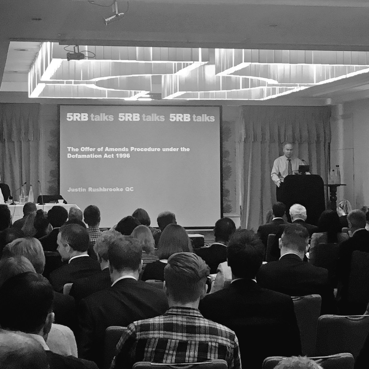White_Paper_Co's tweet photo. Justin Rushbrooke QC of @5RB tackles: 'How is the Court approaching the #OfferOfAmends Procedure?' #wpdefamation #defamationlaw https://t.co/YLQedU3jv5