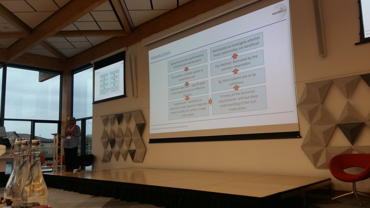 HolistemLtd's tweet photo. Ms Rahim has come half way around the planet (we think she said) to present on trade space approach at #ASEC2017 @incoseuk. There's dedication! https://t.co/57S8UJ7D2n