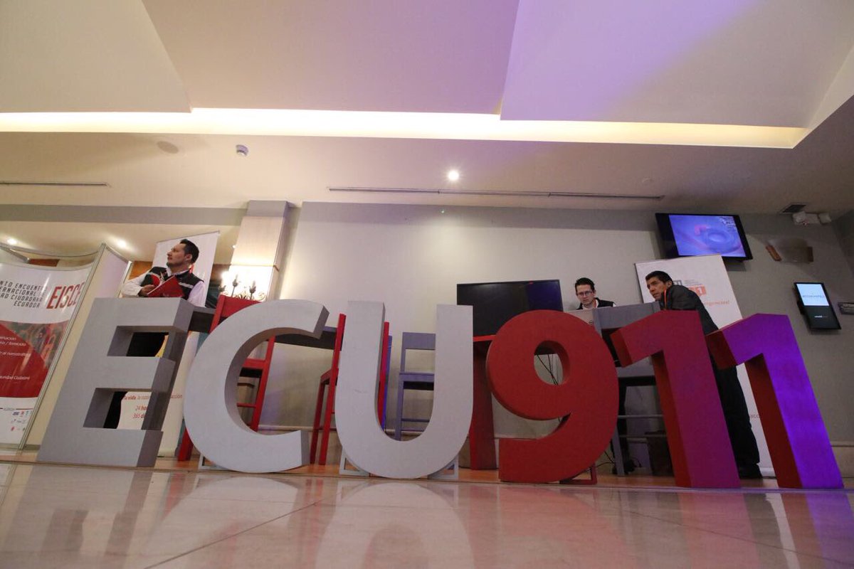 ECU911_'s tweet photo. Visite el stand del #ECU911 en @EISCE_ec y conozca sobre nuestros servicios y la coordinación para la atención de emergencias en #Ecuador en el @SwissotelQuito https://t.co/Bmsk65cup8