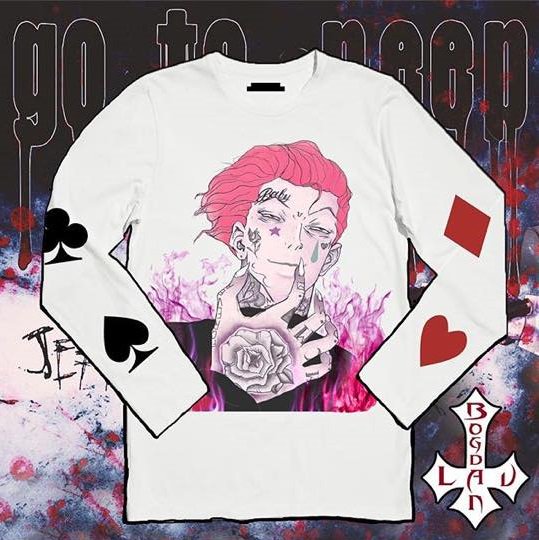 lil peep anime shirt