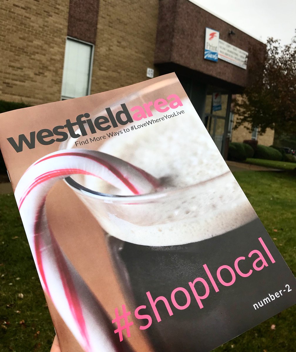 WestfieldAreaNJ's tweet photo. Get excited! Westfield Area Number 2 is here! (Yes, that’s a Nitro from @andgrain on the cover). Stay tuned to find out where you can get your copy on Small Business Saturday! This is our Near Buy Issue devoted to the #shoplocal movement! https://t.co/RiVwiqJl3t