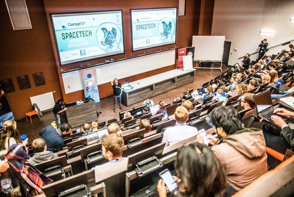 EU4Space's tweet photo. First #Garage48, #GSA and #ESA united forces for #SpaceTech2017 during the #EUSW2017, then 122 developers, engineers, data scientists, designers, dreamers and marketers from 23 different countries did their magic. https://t.co/53fGsIJREW https://t.co/N4E72ZRiS3