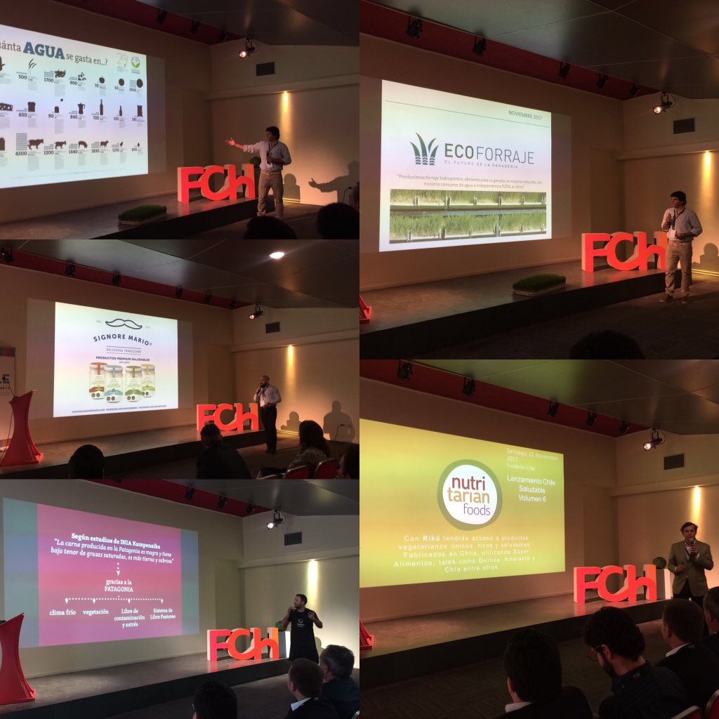 maundurraga's tweet photo. presentes en #ChileSaludable @fundacionchile emprendedores de @emprendeFCh #riku #ecoforraje #yamana #signoremario https://t.co/5EyVeHDxiW
