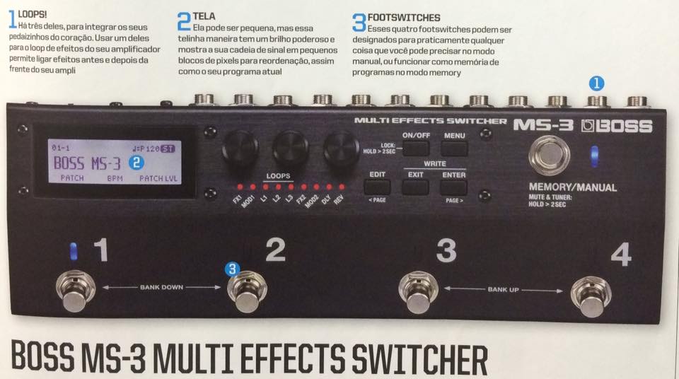 TotalGuitarBr's tweet photo. BOSS MS-3 Multi Effects Switcher : Transforme sua pedaleira com esse sistema híbrido genial. Pedaleiras profissionais estão se tornando cada dia mais baseadas em sistemas de ligação poderosos, desenhados para trocar pedais com facilidade.
Raio-X completo na #ed36. Imperdível! https://t.co/kmoqMPEqGh
