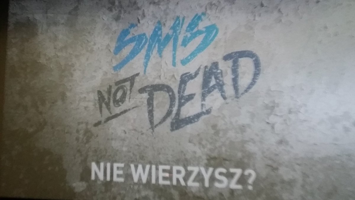 PatrykMichalec's tweet photo. Smsy żyją i mają się dobrze - o tym @aogonowski na #ebiznesfest https://t.co/HBdHEYrFkr