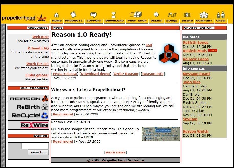 reasonstudios's tweet image. Reason turns 17 years old today! 🎉 Go check out @reasonistas celebratory website dedicated to the different Reason releases. #iUseReason 

buff.ly/2zsjwzO