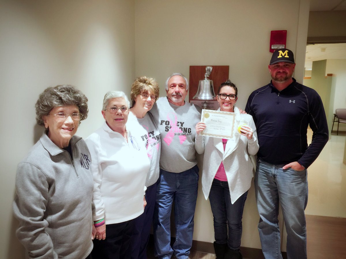 Meldfoley74's tweet photo. Glad to be done with cancer treatment! Thank you for supporting our family!! Happy Thanksgiving! https://t.co/xQ24I7niQ8