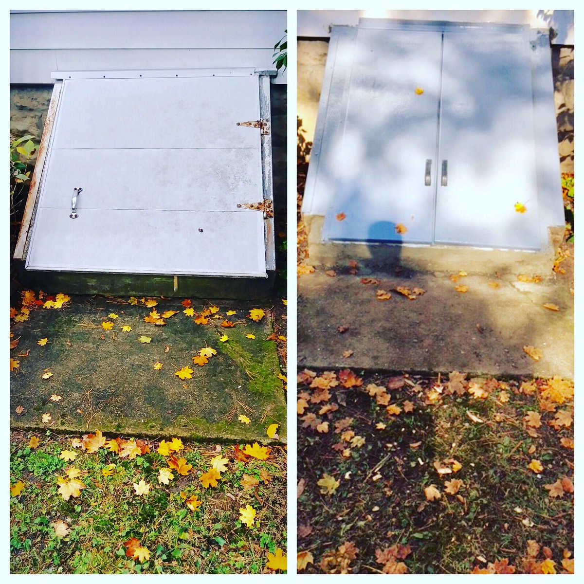 BasementsLoveUs's tweet photo. Out with the old 👉in with the new #basementsloveus #bilco #basementwaterproofing #structuralrepair #mold #pa #nj #de https://t.co/LgKyNkCjin