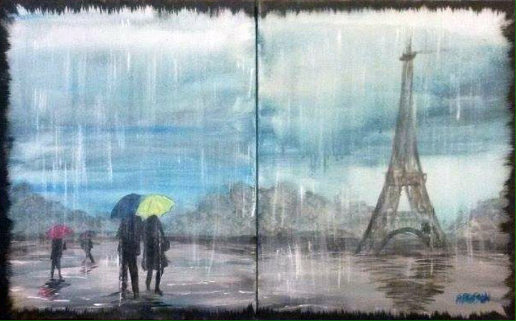 wineandpalette's tweet photo. Friday Date Night Class! 
☔️"Rainy Date in Paris" 
Can be painted all on one canvas or across two for Date Night!
$35pp
Sign up on https://t.co/4HGLThRdTh
#wineandpalette #datenightokc #okc #oklahomacity #timetopaintokc #paintpartyokc #paintertainment #artinokc #artclassesok https://t.co/GpkWka6mJJ