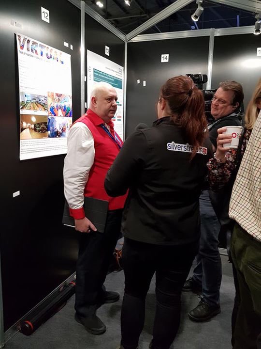 paultheother1's tweet photo. Honoured to be presenting our VR tour at PatientFirst 2017 in the ExCell today. #patient_first https://t.co/R7MOFYPOa2