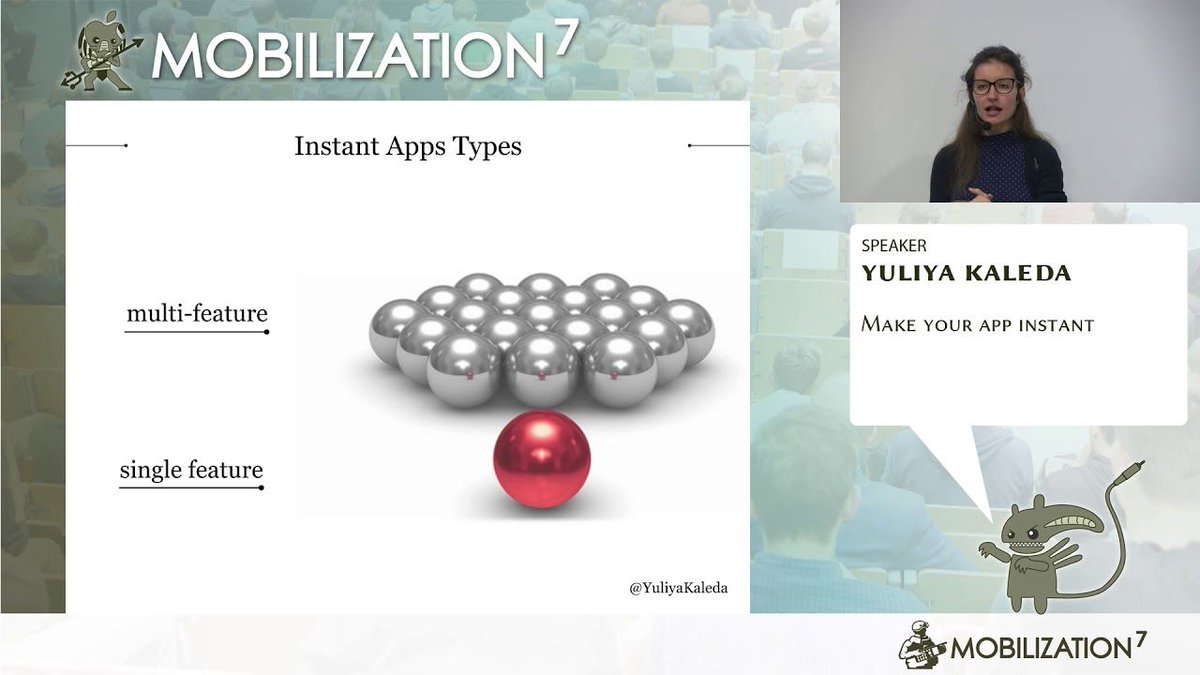 mobilizationpl's tweet photo. Instant app can increase conversion rate by +27% over mobile web as it happened with @jet. @YuliyaKaleda confirms that and gives more benefits of using #instantapps  https://t.co/ML7QqEt2AC #mobilization2017 https://t.co/vg4ts61mN2