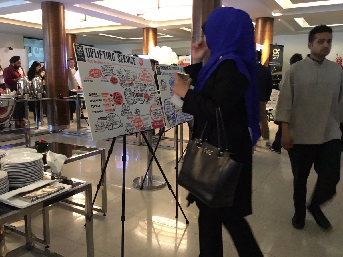 Graphic_Record's tweet photo. TAK-TIK graphic recording today and tomorrow at #CXSummit2017
#SaujanaKL
#CustomerExperience https://t.co/Qk2yFd9rpr