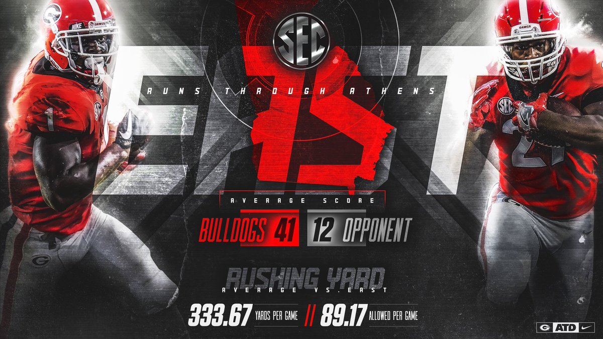 GeorgiaFootball's tweet photo. The East runs through #AthensGA📍

#ATD / #KeepChopping https://t.co/wP7B9hVL09