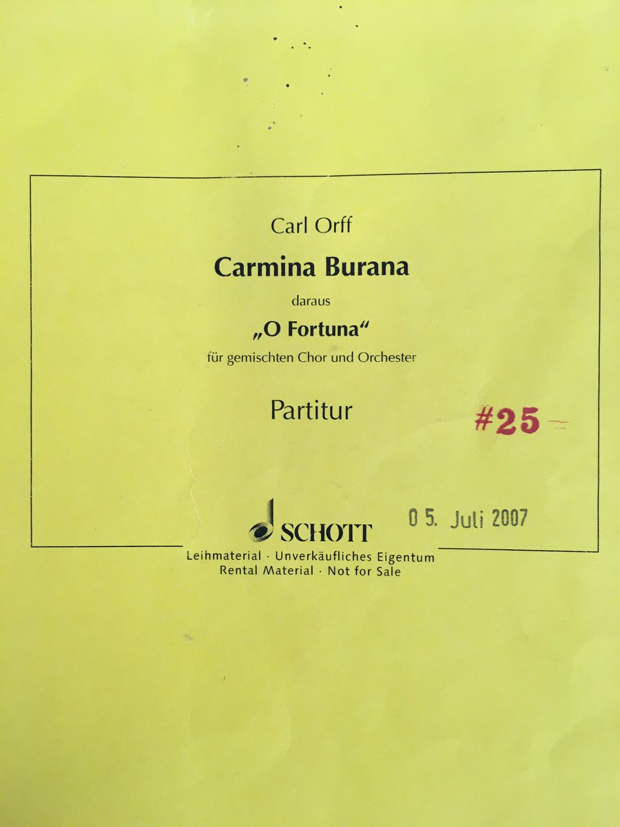 wcimusic's tweet photo. Looks like Santa may have come a bit early!!!!!! #GoingToBeEpic #OFortuna #CarminaBurana #SpringCollaboration #SymphonyChoirCollaboration @gaelsmusic @WCIinfo https://t.co/yT8GDCi9r0