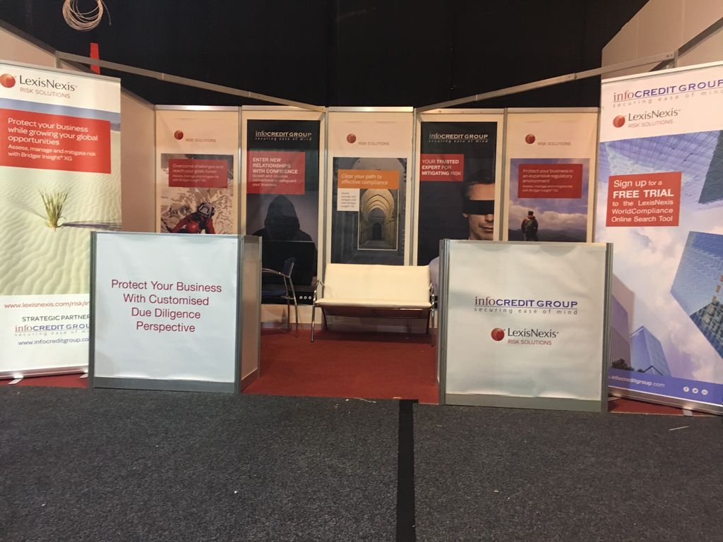InfocreditGroup's tweet photo. All set! Ready for Sigma iGaming Expo 2017 in Malta #igamingmalta #SiGMA17 #lexisnexis #infocreditgroup #KYC #compliance https://t.co/5AxW9Zm2tc