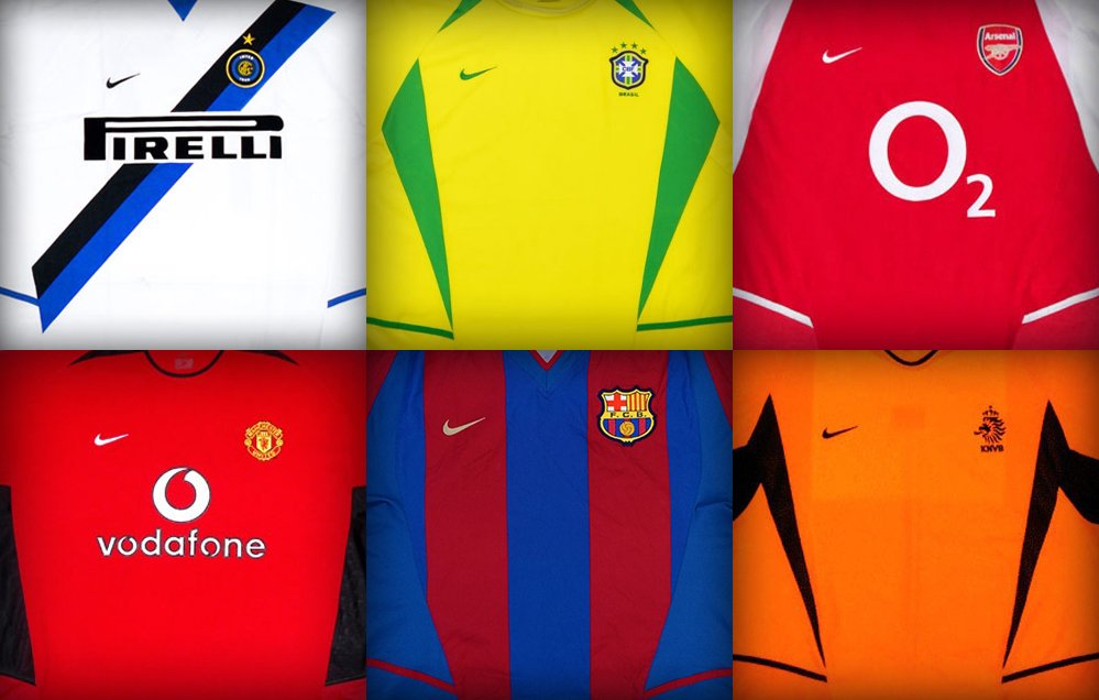 Football Shirts Twitter: "Template: Nike 2002 - Who did it best? Can you think of any teams that wore this https://t.co/8EC6An3vws" / Twitter