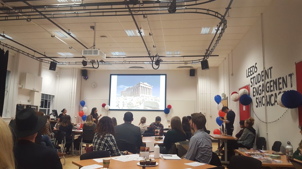 tess_hs's tweet photo. The awesome Tim McConnell talking about how amazing the Arts are @EngagementLeeds #getengagedleeds https://t.co/DlfhvNvw74