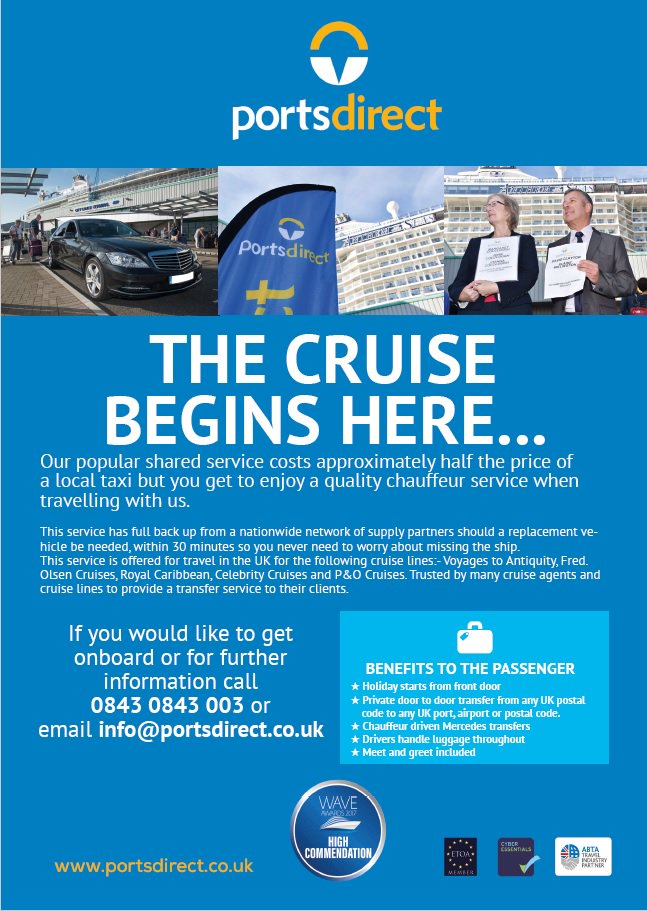 PortsDirect's tweet photo. Ports Direct now cover even more cruise ships with its shared D2D transfer service https://t.co/ACxvTjovKq https://t.co/oXTj2rDMNE