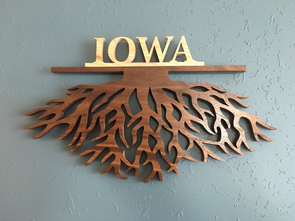 WoodworkFarmer's tweet photo. Harvest wrapped and tillage almost finished. Scrolled these in the shop out of walnut and ash. #iowaroots #nebraskaroots @AndersonCustms https://t.co/eGaG4gU9eD