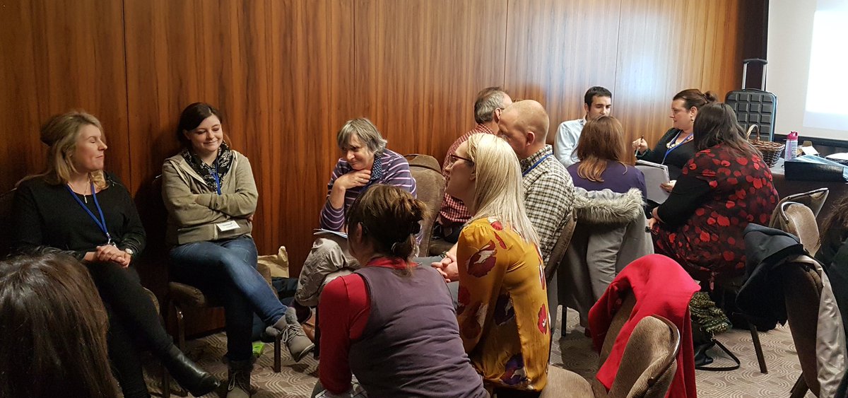 SharedLivesPlus's tweet photo. Making, reviewing and evaluating services with people who use them = #coproduction. #sharedlives ambassadors show it's possible #sharing25 https://t.co/PnkYCfQXEv
