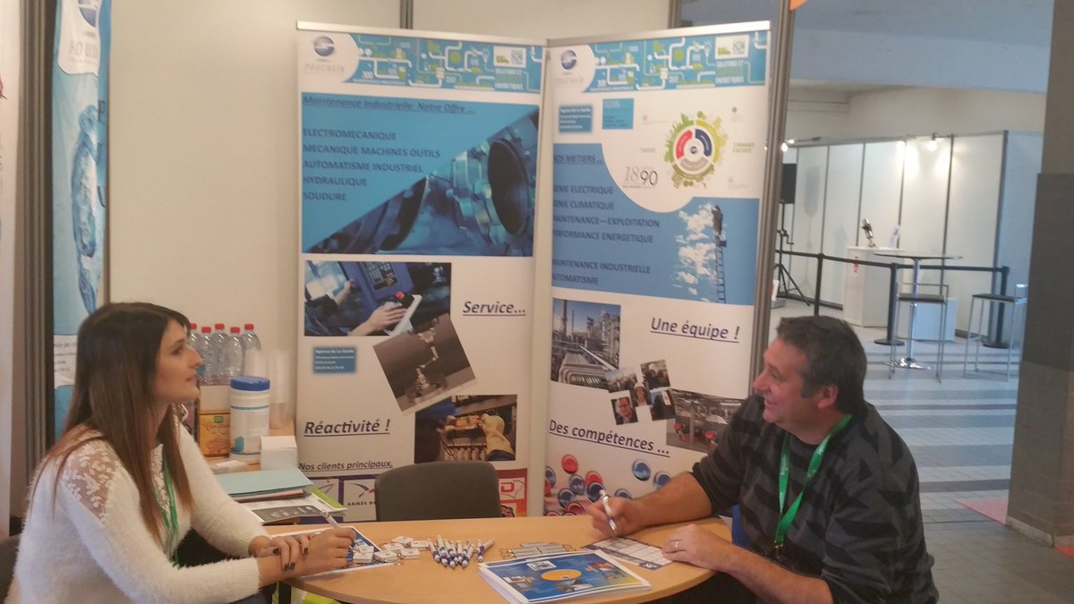 #Pouchain au salon #Industria de Cagnes sur Mer au plus près de nos clients industriels. Organisé par l'APPIM.